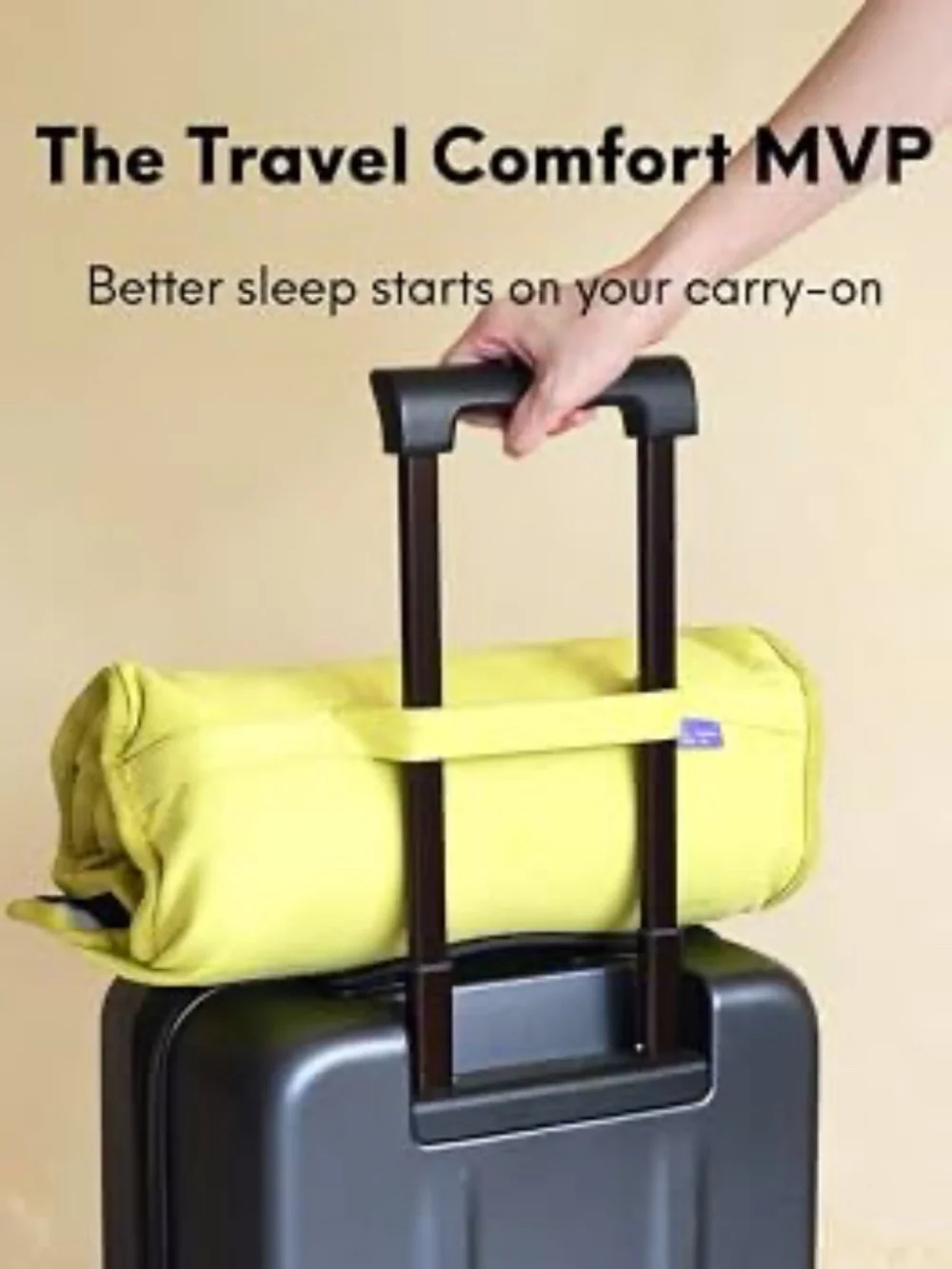 Like NEW Cushion Lab Travel Deep Sleep Pillow – Compact Memory Foam Spark $99
